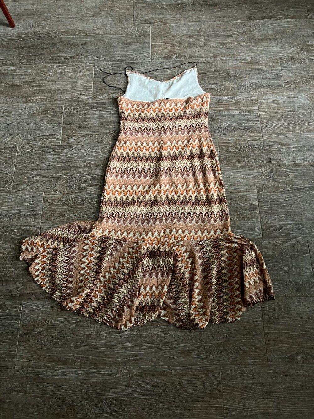Banana Republic chevron dress size L - Picture 4 of 6